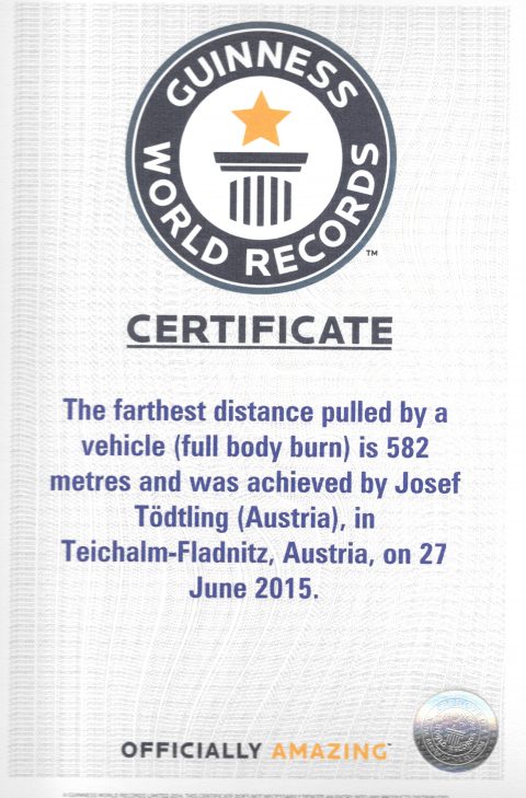 Guiness World Record - Certificate